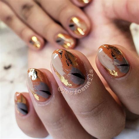 fall acrylic nails ideas|cute simple fall nail ideas.